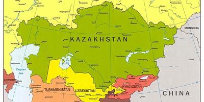 Karte von Kasachstan Karte Asien