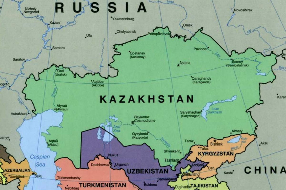Karte von almaty Kasachstan