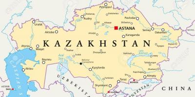 Karte von astana Kasachstan